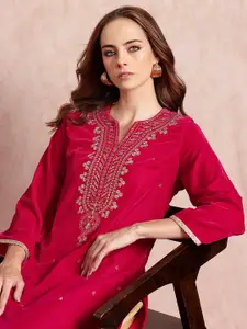 all about you Ethnic Motifs Yoke Design Kurta