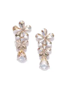 YouBella Gold-Plated Contemporary Studs Earrings