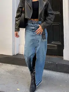 KPOP Pure Cotton A-Line Maxi Skirts