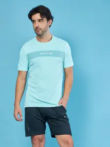 Technosport Men Colorblock Techno Cool Plus Slim Fit Sports T-shirt