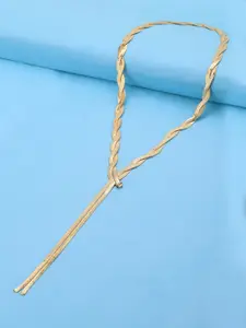 Carlton London Rose Gold-Plated Necklace