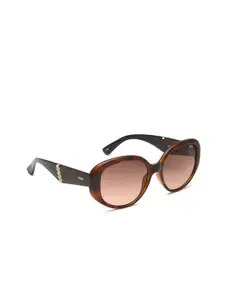 IDEE Women Oval Sunglasses with UV Protected Lens IDS3058C1SG