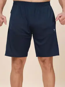 Technosport Men Plus Size Slim Fit Mid-Rise Rapid-Dry Training Shorts