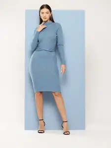 Chemistry Acrylic Jumper Dress with Belt