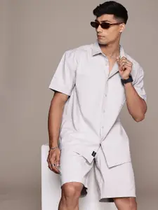 The Roadster Life Co. Pure Cotton Relaxed Fit Shirt & Shorts Co-Ords