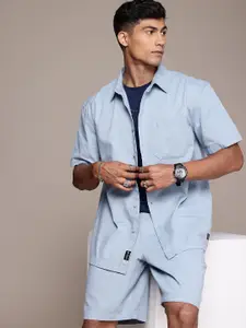 The Roadster Life Co. Pure Cotton Relaxed Fit Shirt & Shorts Co-Ords