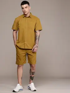 The Roadster Life Co. Pure Cotton Relaxed Fit Shirt With Shorts