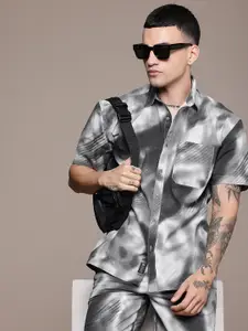 The Roadster Life Co. Pure Cotton Relaxed Fit Printed Shirt & Shorts Co-Ords