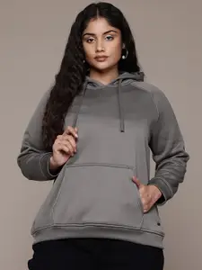 The Roadster Lifestyle Co. Plus Size Hooded Sweatshirt