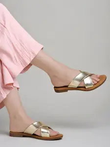 Shoetopia Women Ethnic Open Toe Flats