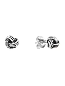 Nistra Sterling Silver Quirky Studs Earrings