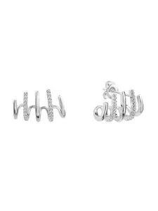 Nistra Women Geometric Studs Earrings