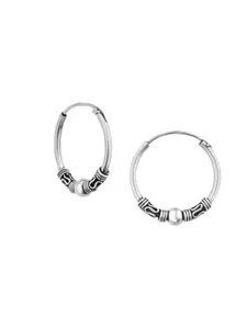 Nistra Women Circular Hoop Earrings
