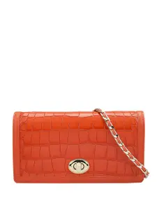 Da Milano Women Textured Leather Two Fold Wallet