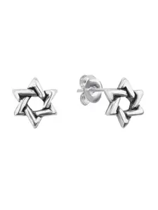 Nistra Women Star Shaped Studs Earrings
