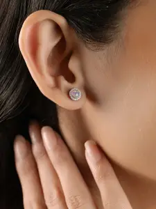 Nistra Women Circular Studs Earrings