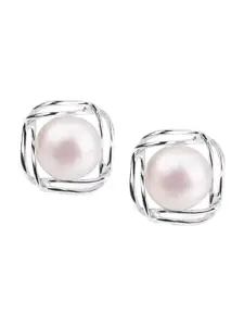 Nistra Women Square Studs Earrings