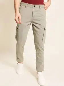 The Roadster Lifestyle Co Men Pure Cotton Cargo Trouser