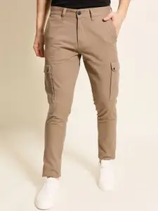 The Roadster Lifestyle Co Men Pure Cotton Cargo Trouser