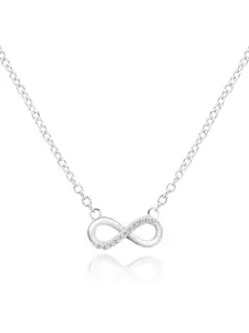 Nistra Sterling Silver Rhodium-Plated Necklace