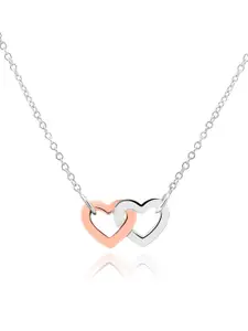 Nistra Sterling Silver Silver-Plated Necklace