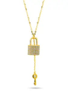 Nistra Sterling Silver Gold-Plated Necklace
