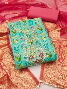 KIMISHA Printed Unstitched Dress Material