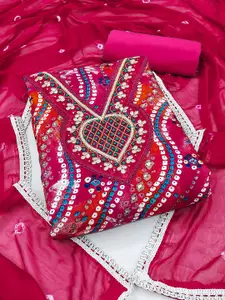 KIMISHA Printed Unstitched Dress Material