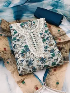 KIMISHA Printed Unstitched Dress Material