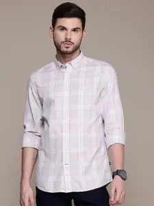 Nautica Pure Cotton Checked Casual Shirt