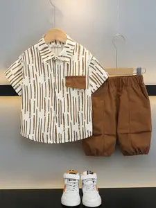 INCLUD Boys Printed T-shirt with Shorts