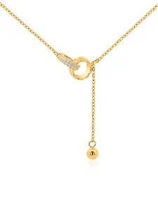 Nistra Sterling Silver Gold-Plated Necklace