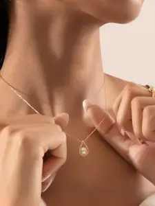 Nistra Sterling Silver Gold-Plated Necklace