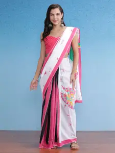Saree mall Ethnic Motifs Pure Cotton Bagh Sarees