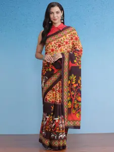 Saree mall Kalamkari Pure Cotton Sarees