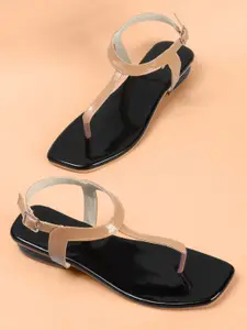 Lavie Women T-Strap Flats with Buckles