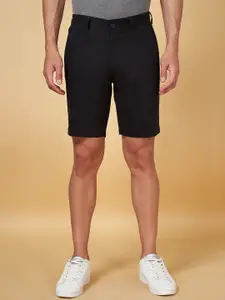 BYFORD by Pantaloons Men Mid-Rise Above Knee Slim Fit Pure Cotton Regular Shorts