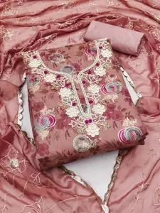 KIMISHA Embroidered Unstitched Dress Material