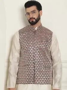SOJANYA Men Embroidered Nehru Jackets