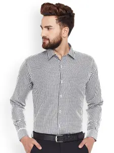 Hancock Slim Fit Micro Checked Formal Shirt