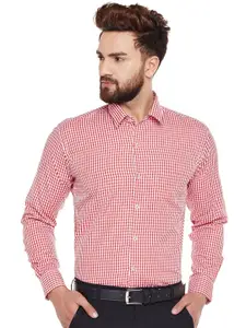 Hancock Slim Fit Gingham Checked Formal Shirt