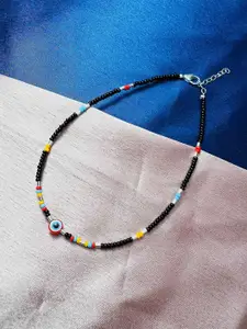Arte Jewels Women Beaded Evil Eye Anklet