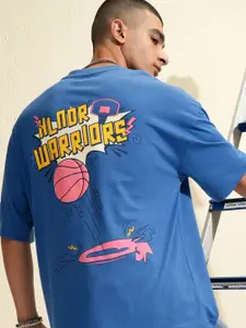 HIGHLANDER Men Typography Printed Round Neck T-shirt