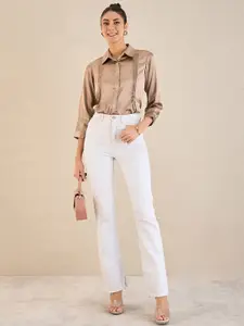 First Resort by Ramola Bachchan Women Classic Regular Fit Formal Shirt