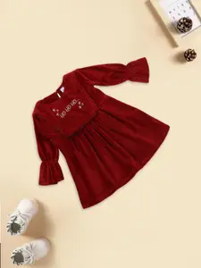 MeeMee Bell Sleeeve Pure Cotton A-Line Dress