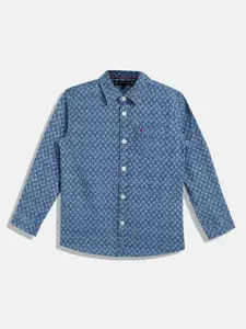 Tommy Hilfiger Boys Opaque Printed Casual Shirt