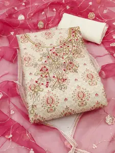 KIMISHA Printed Unstitched Dress Material