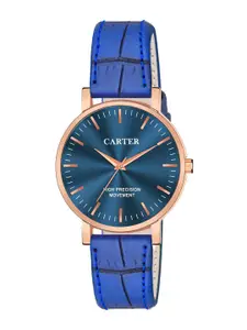 Sandy D Carter Women Dial & Leather Straps Analogue Watch SDC24-112L-BL
