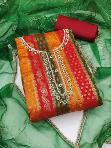 KIMISHA Ethnic Motifs Unstitched Dress Material