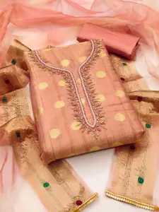 KIMISHA Embellished Unstitched Dress Material